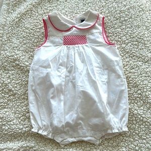 Toddler Janie and Jack collared romper 18-24M